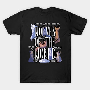 Wolves Of The World Educational Wolf T-Shirt